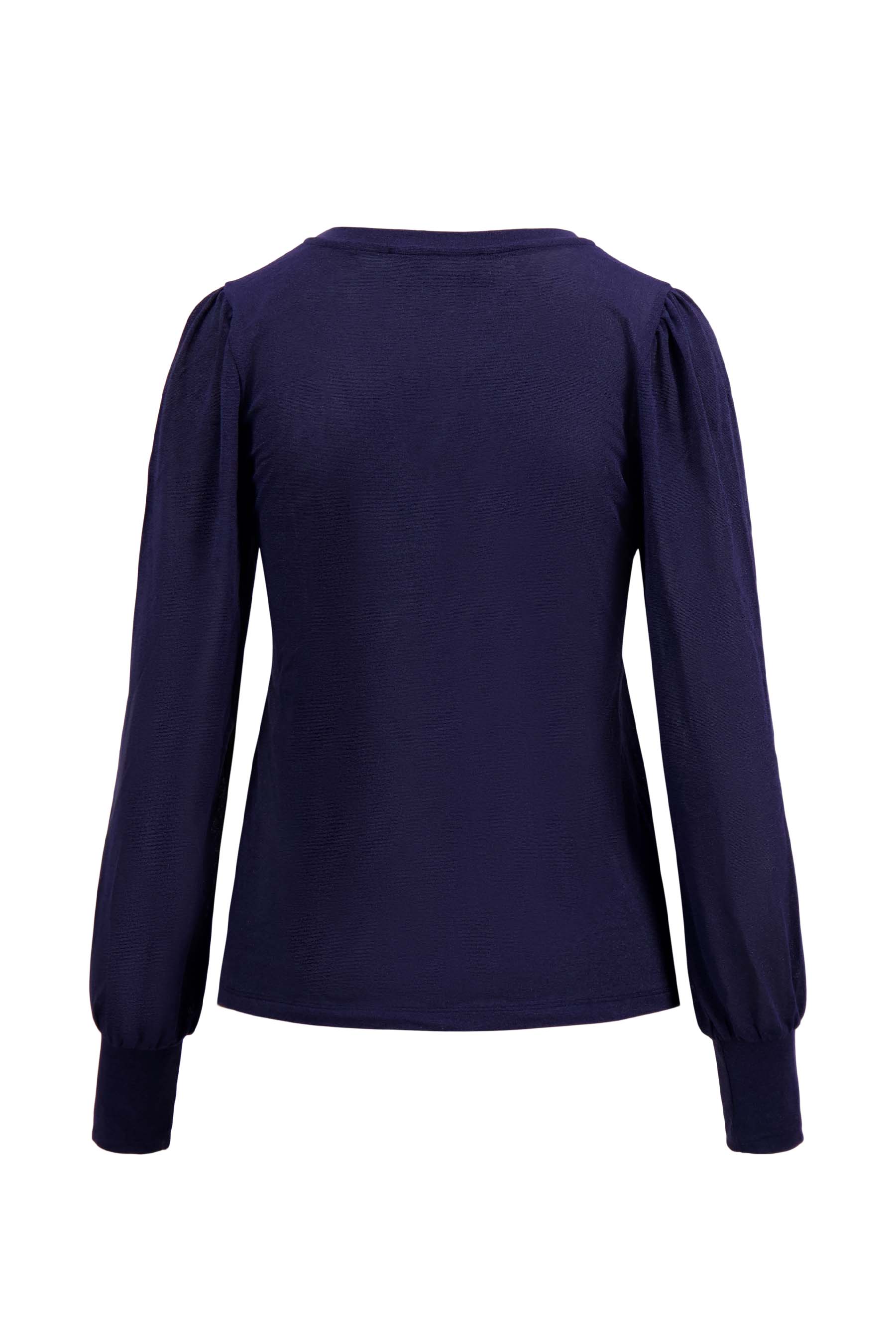 Top met lange mouwen in shimmer