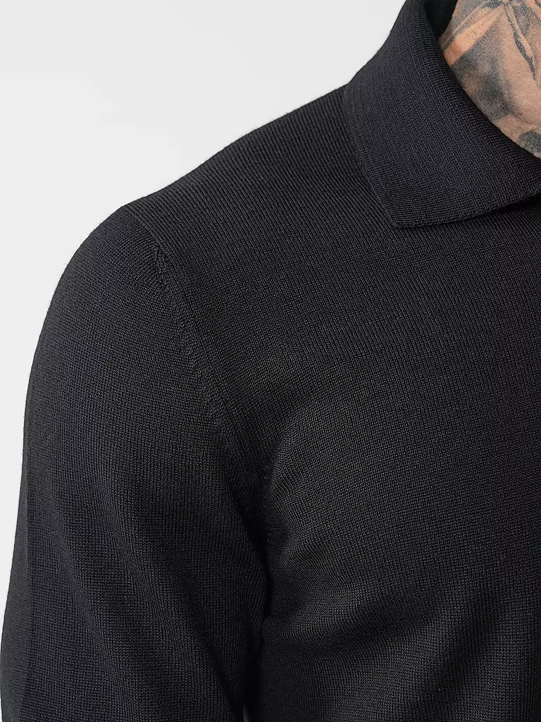 GRAN SASSO Poloshirt  schwarz