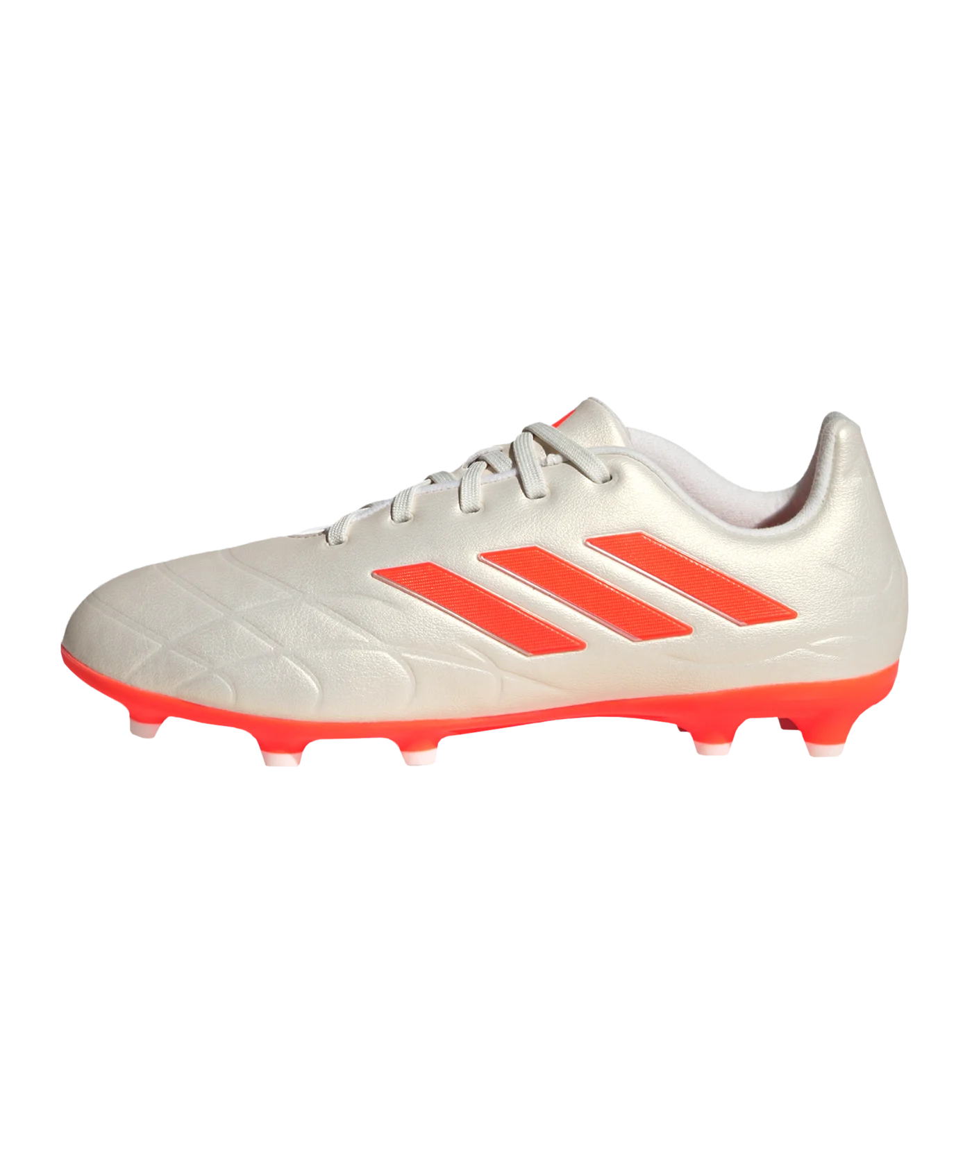 adidas COPA Pure.3 FG Heatspawn Kids Weiss Orange