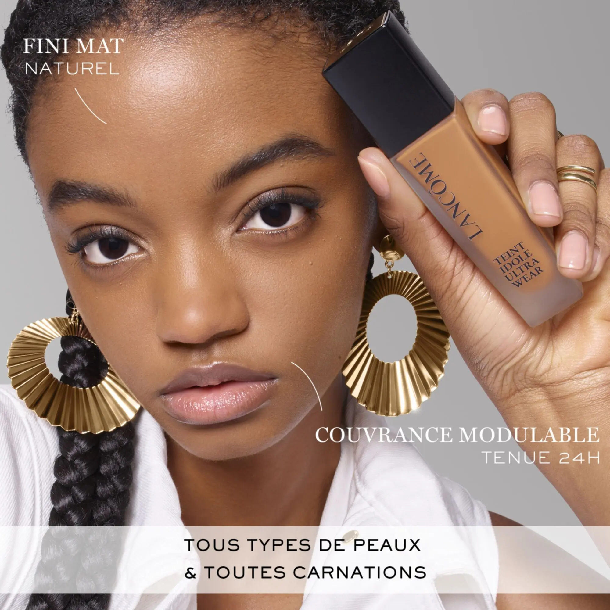 Lancôme - Teint Idole Ultra Wear Fond teint FluideLongue Tenue- Fond de Teint