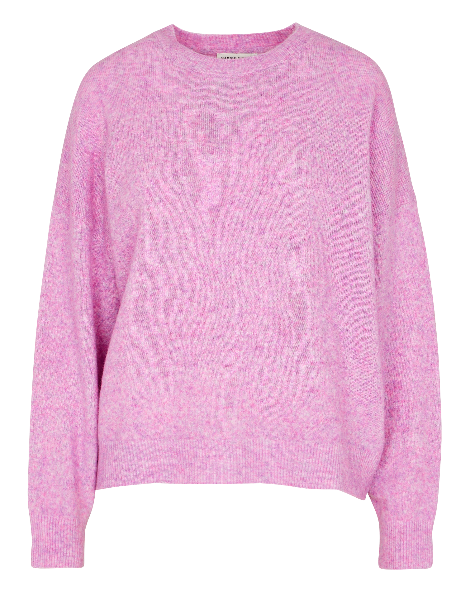 EMMAEL - Pull oversize col rond en laine mélangée | Multicolore