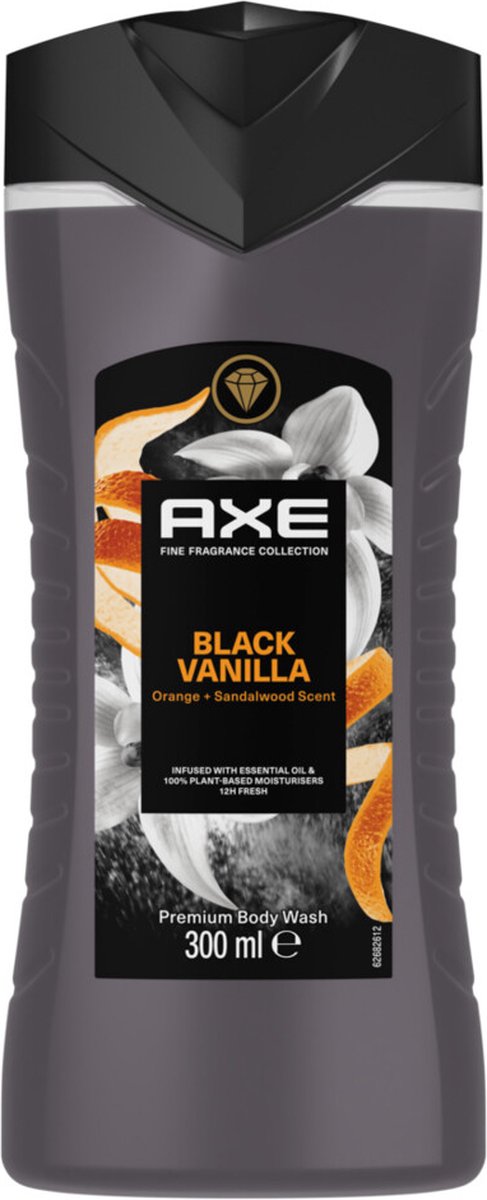 Axe Showergel black vanilla (300 ml)