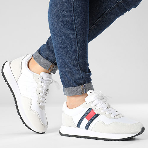Baskets Femme Runner Material Mix Essential 2510 White
