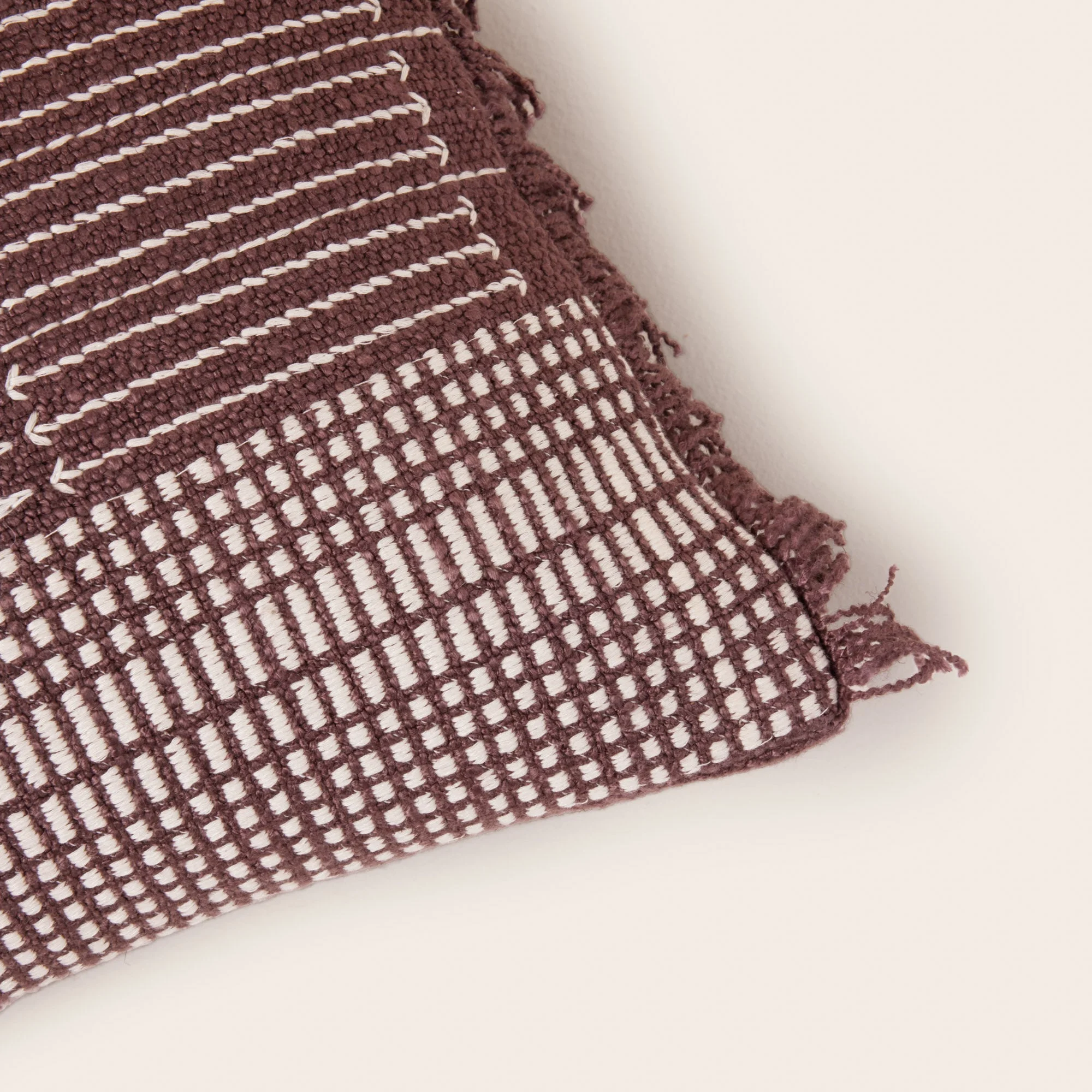 MELKI - Housse de coussin | Marron