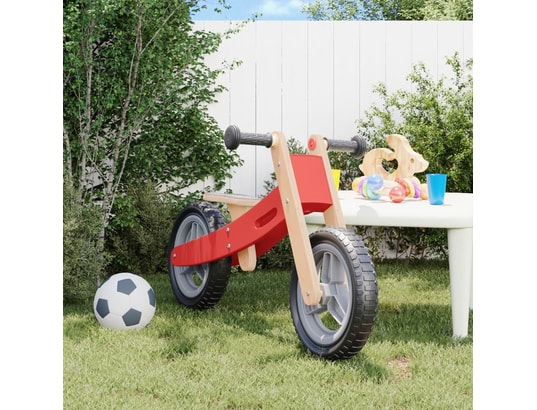 VIDAXL - Draisienne Vélo d'équilibre pour enfants rouge