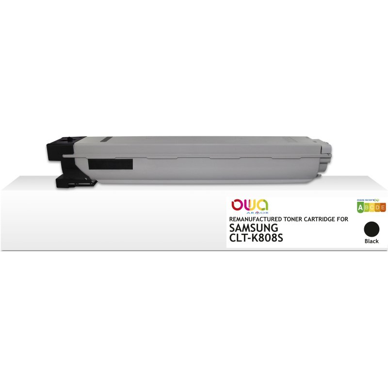 Toner remanufacturé OWA - standard - Noir - pour SAMSUNG CLT-K808S/ELS, SAMSUNG CLT-K808S/ELS