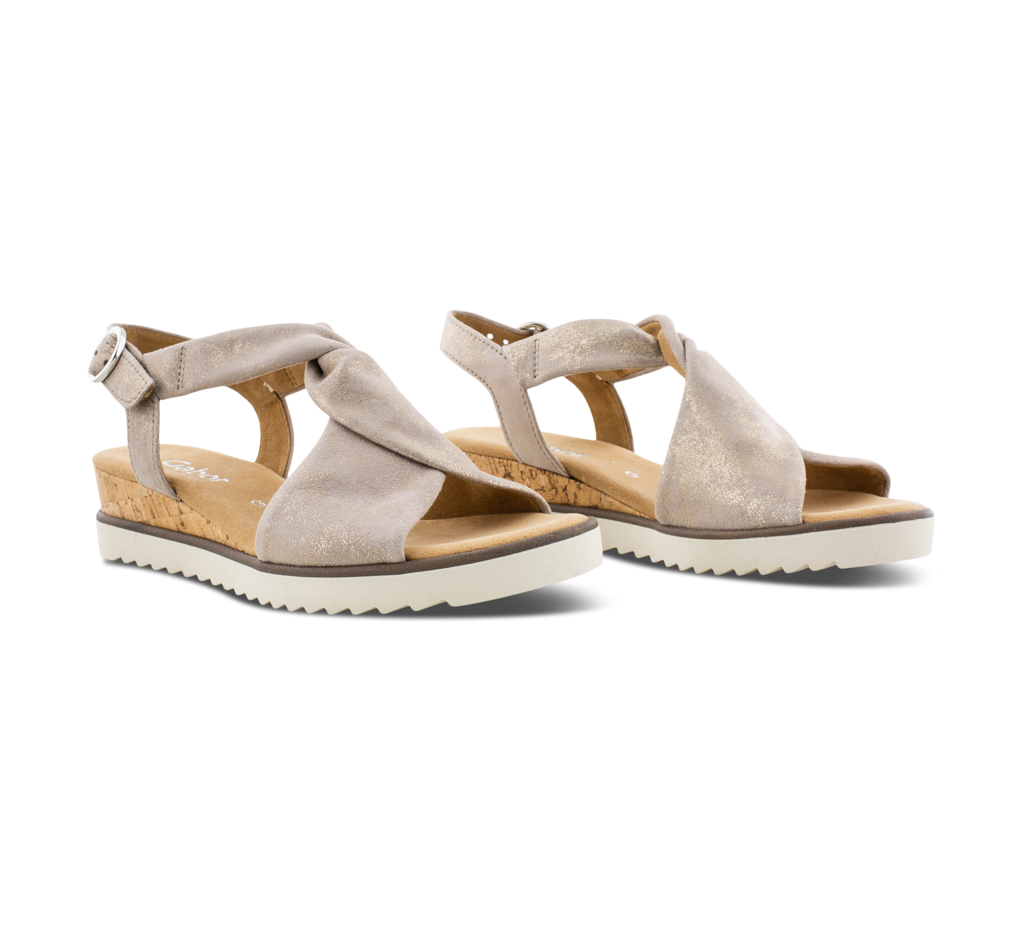 Gabor Genua G - Riemchensandalen silber