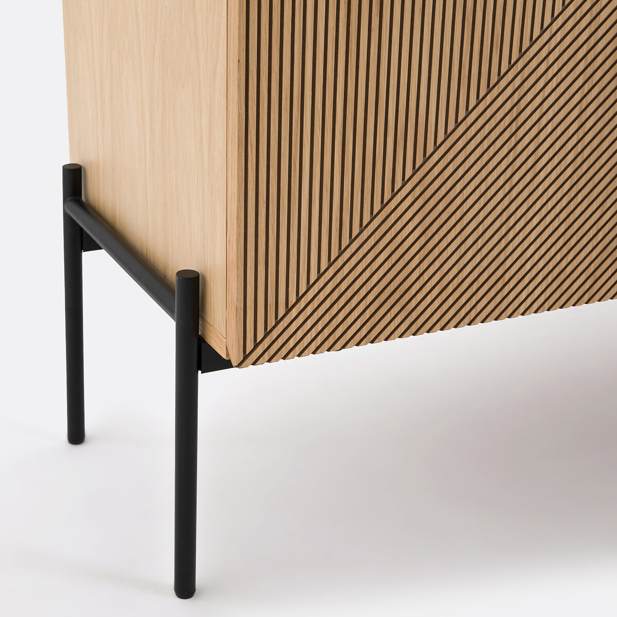 LA REDOUTE INTERIEURS<br>Móvel buffet vintage, 2 portas, 3 gavetas, Lodge