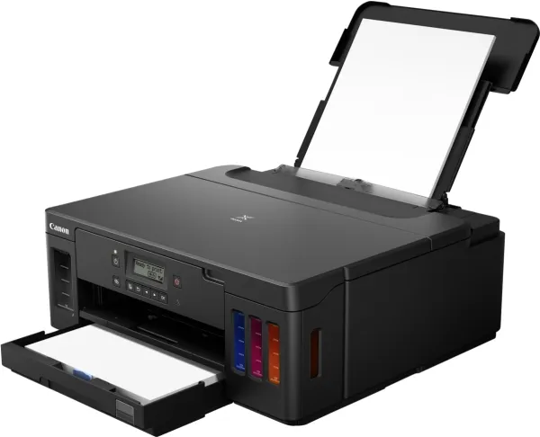 Canon PIXMA G5050 - Printer - farve - Duplex - blækprinter - kan genopfyldes - A4/Legal - op til 13 ipm (mono) / op til 6.8 ipm (farve) - kapacitet: 350 ark - USB 2.0, LAN, Wi-Fi(n)