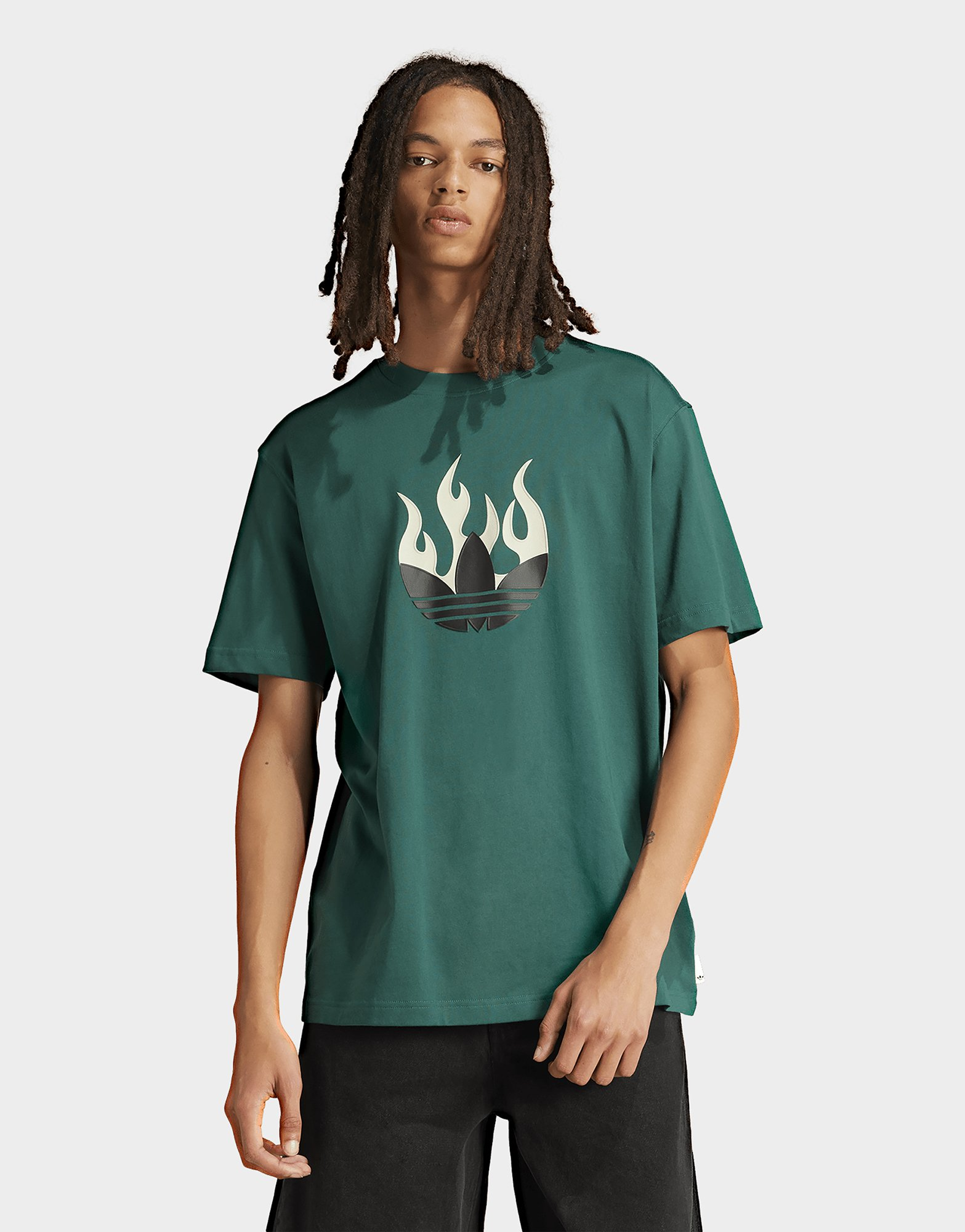 adidas T-shirt logo Flames