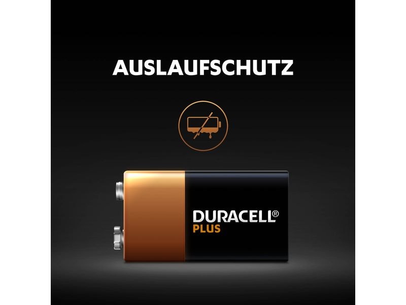 Duracell Batterie Plus Power 9V E-Block , 1 Stück 1 Stück