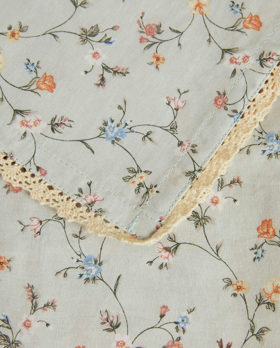 GUARDANAPO MINI COM ESTAMPA FLORAL (PACOTE COM 2)