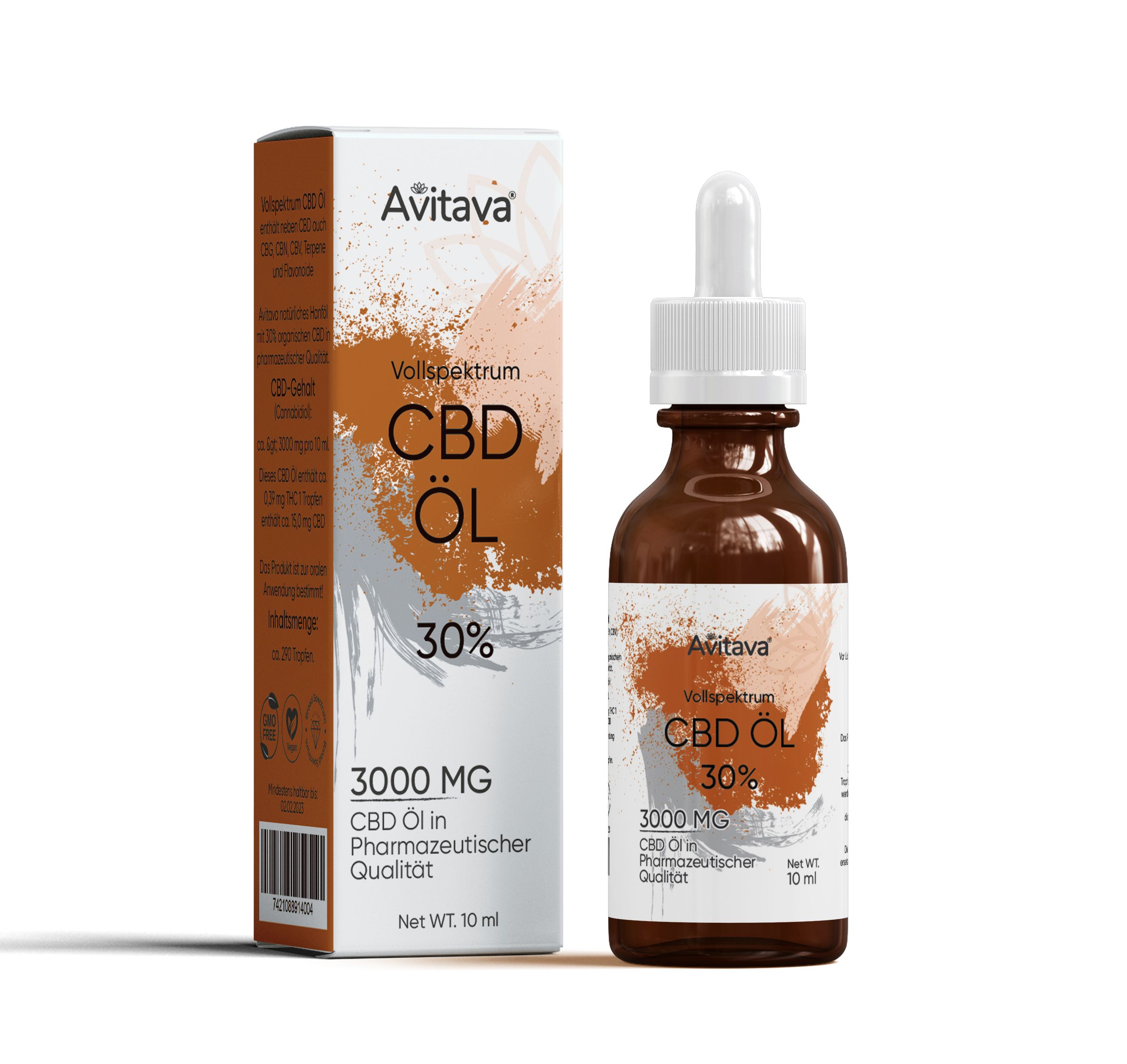 Avitava® 30% CBD Öl im Vollspektrum