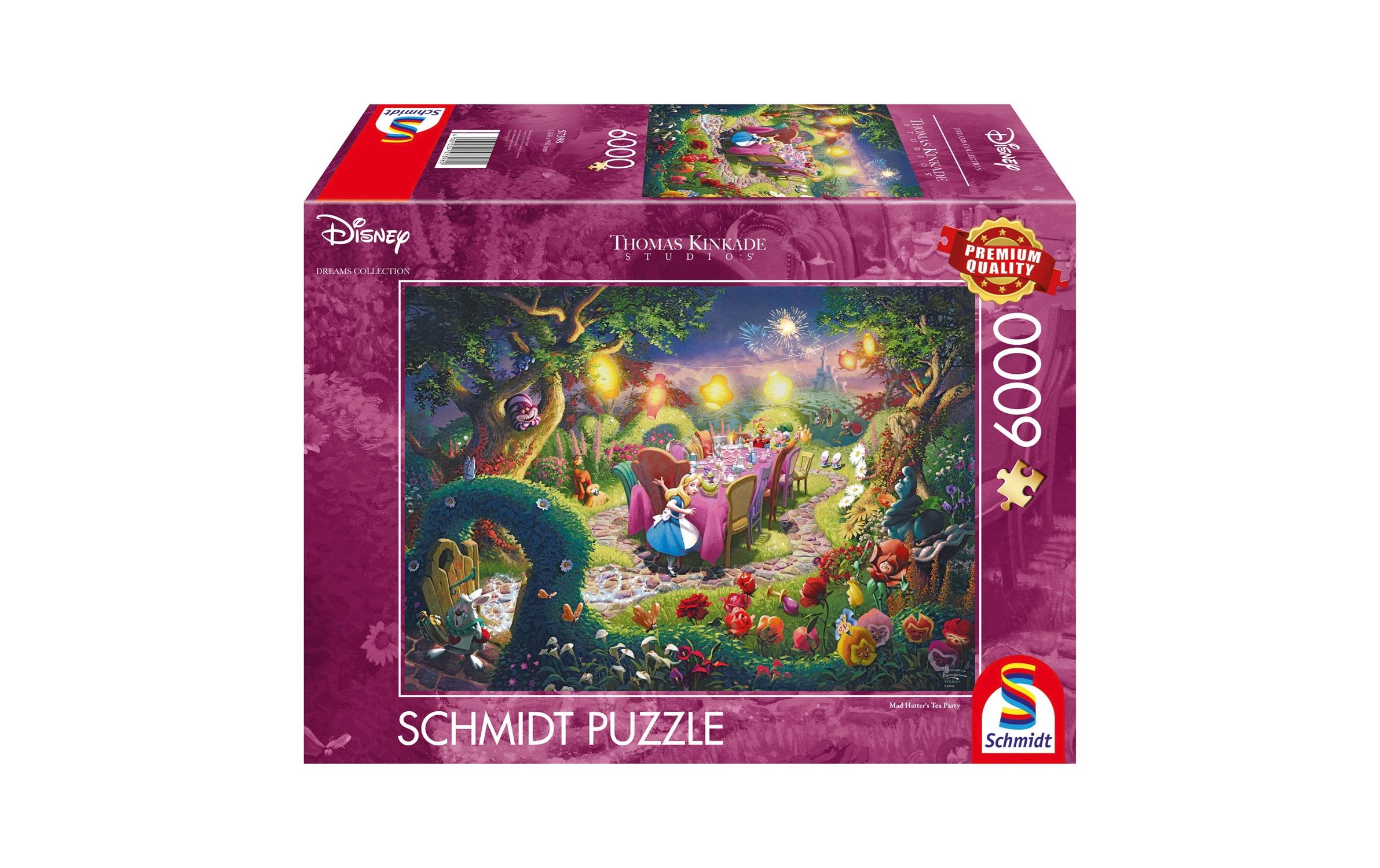 Puzzle Disney Mad Hatter's Tea PartyPremium-Puzzle von Thomas Kinkade