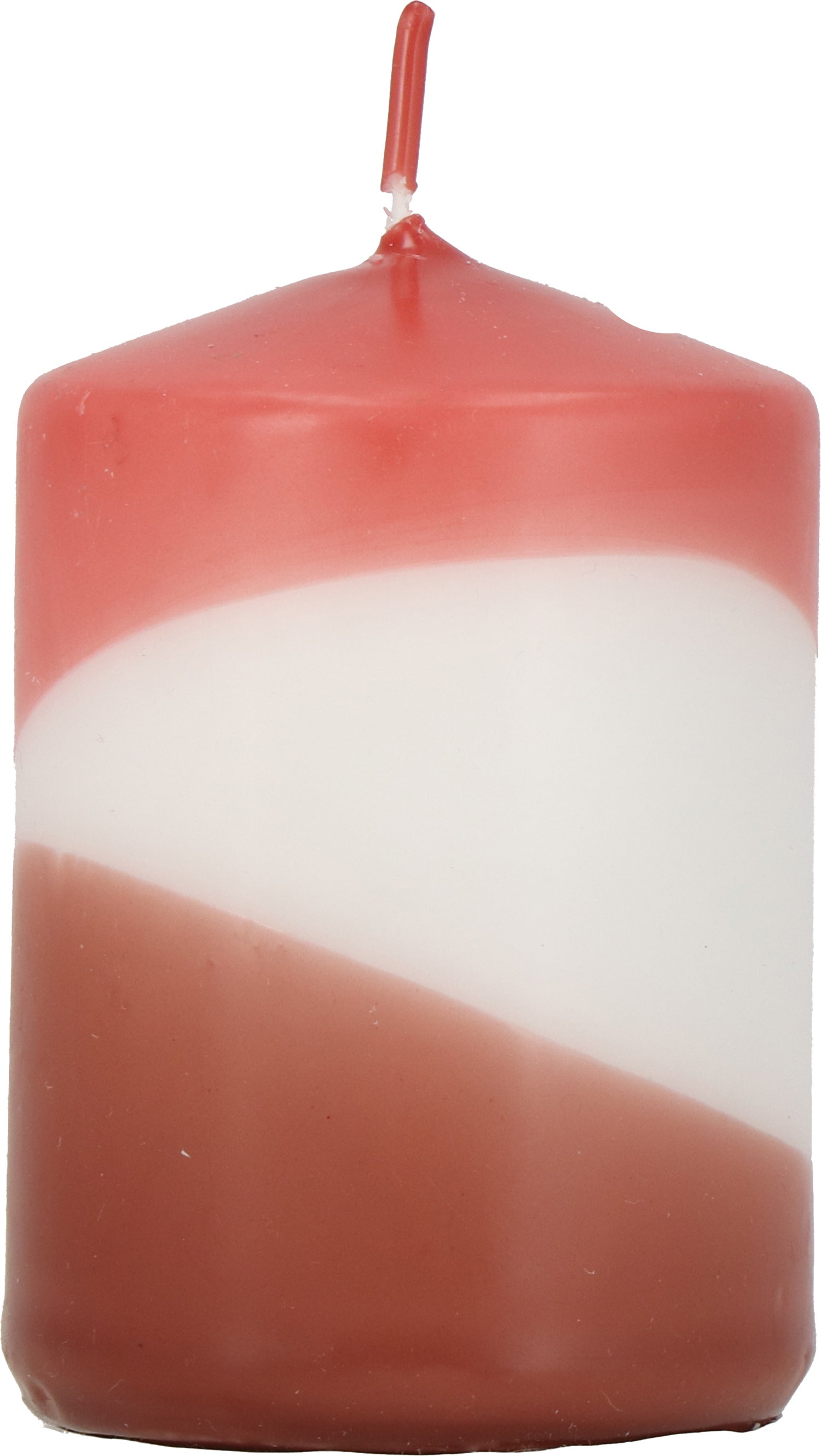 Stompkaars Duo Dip rood / terracotta 25 uur D 7 H 10 cm