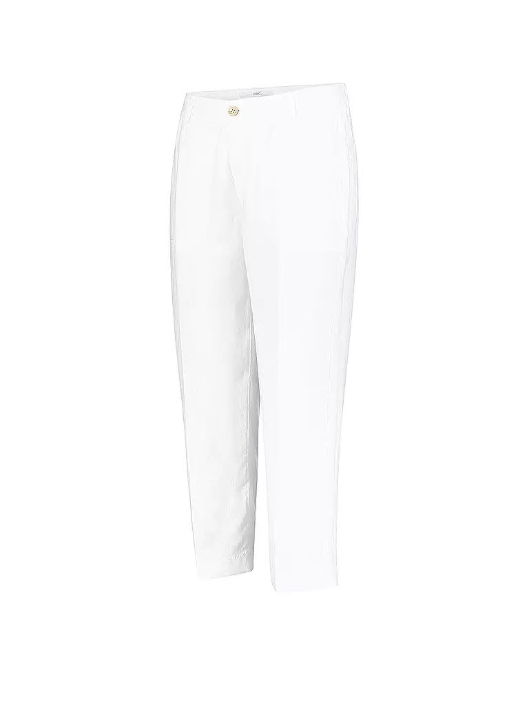 MAC Leinenhose Nora weiss
