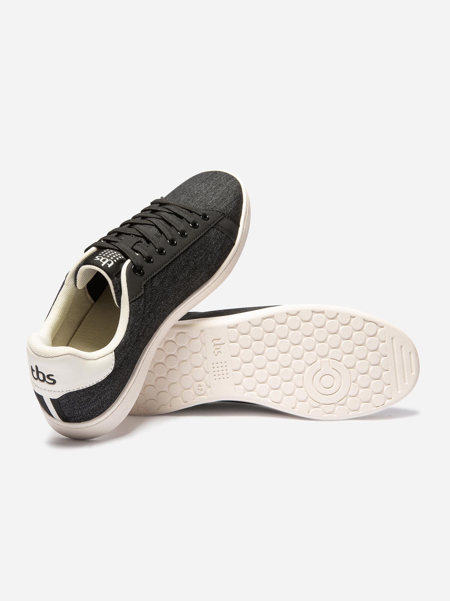 Tennis Homme En Toile Noir