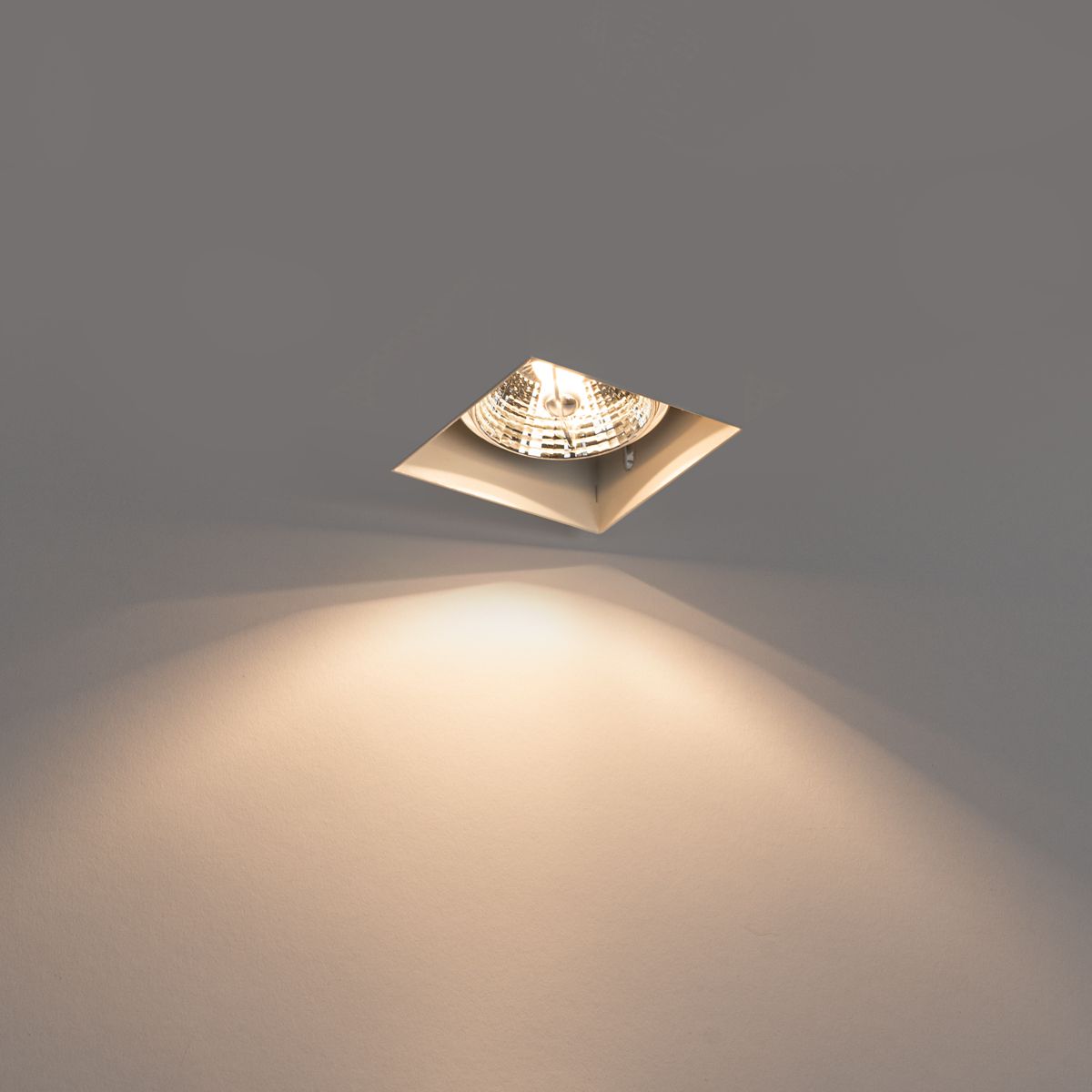 Moderne inbouwspot wit GU10 AR70 trimless - Oneon