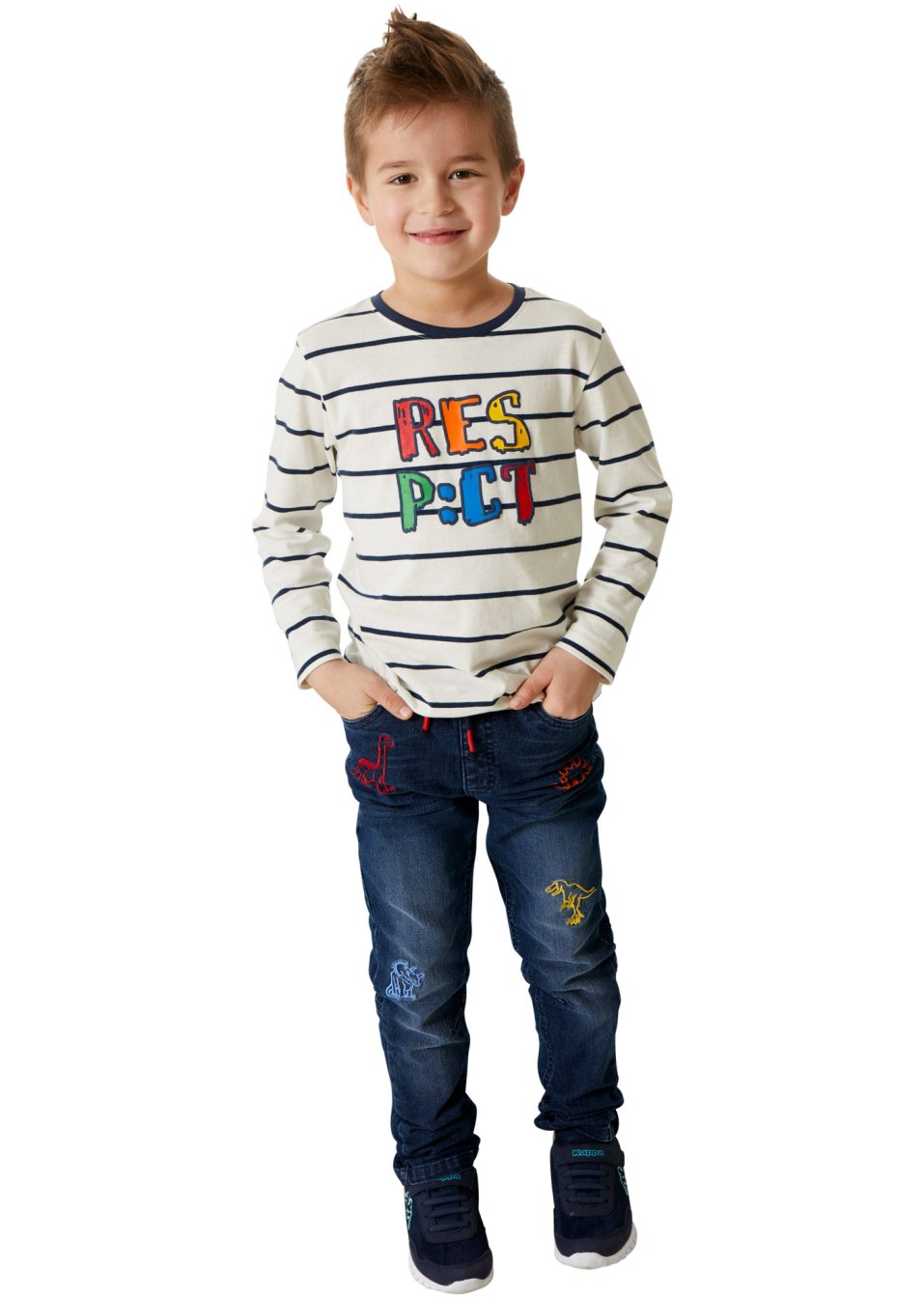 Jean avec motifs dinosaures