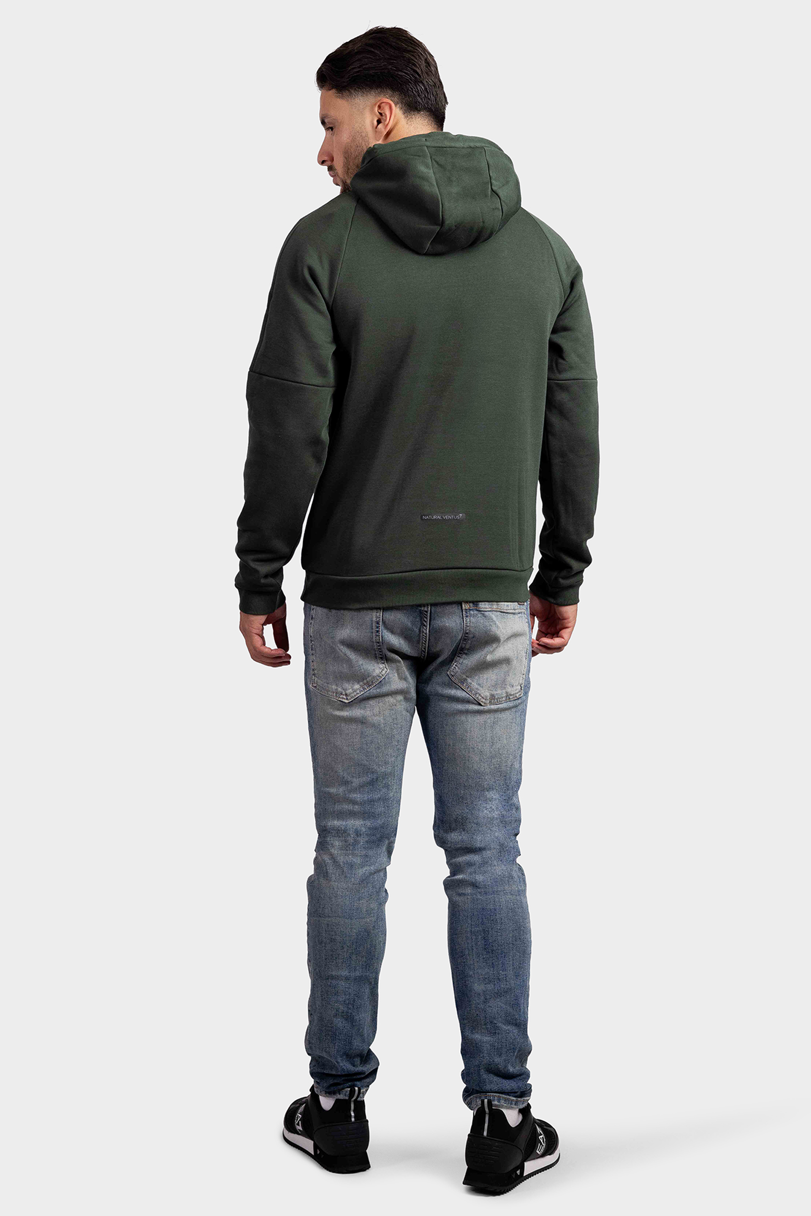 EA7 Emporio Armani Ventus7 Hoodie Heren Groen