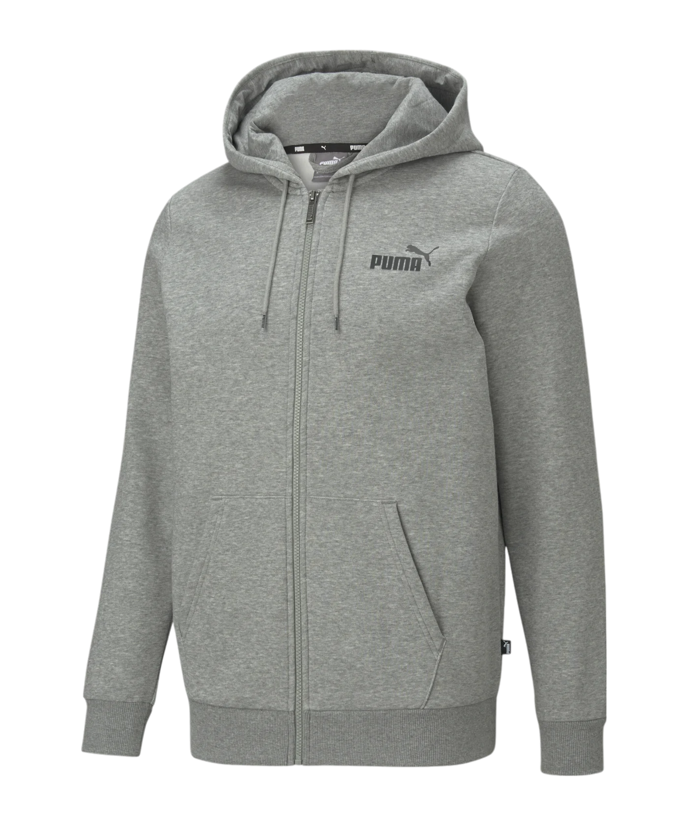 PUMA Ess Small Logo Fleece Jacke Grau F03