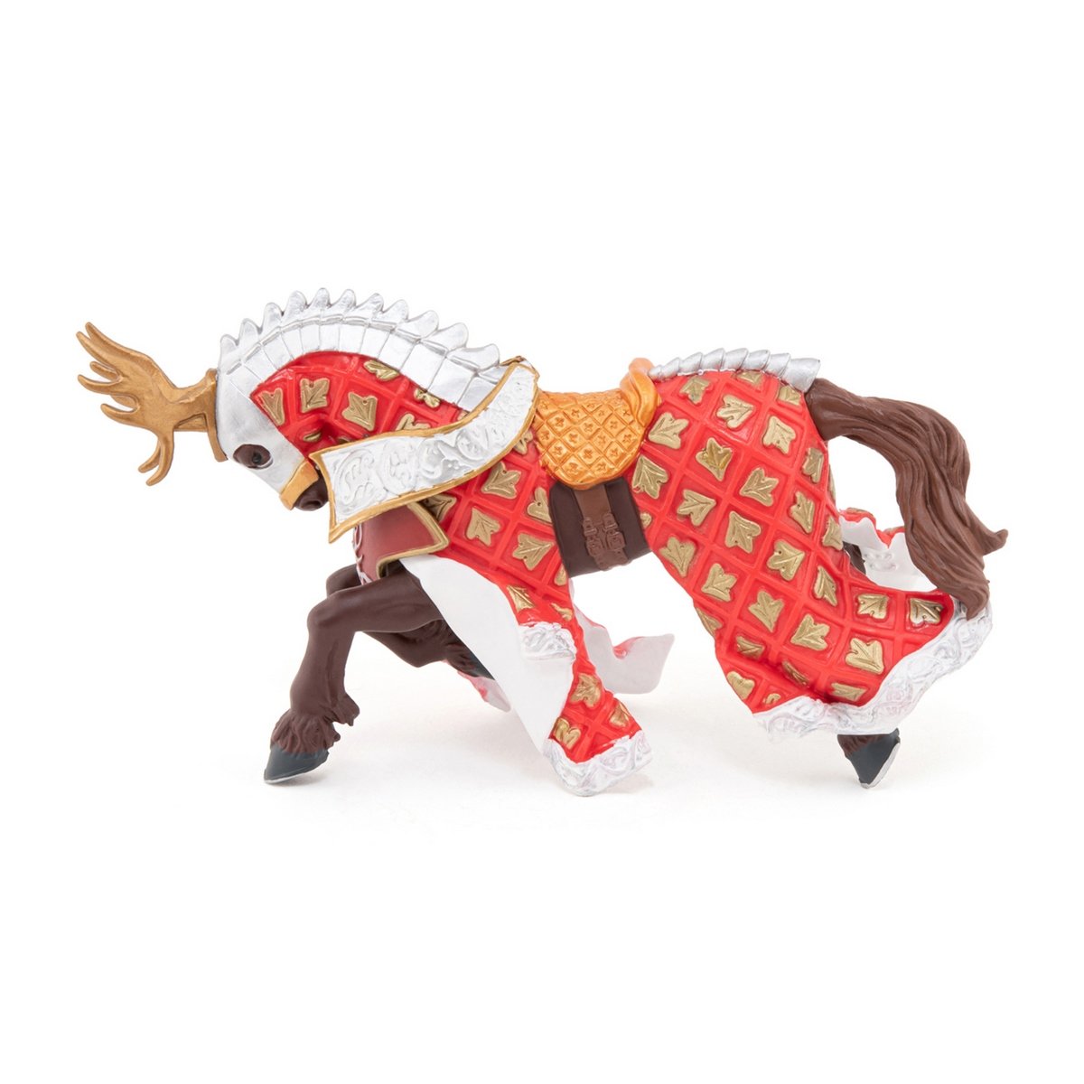 Cheval du Maître des armes cimier cerf