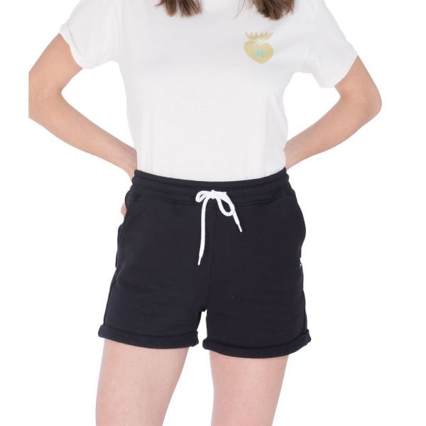 Hurley Oceancare Script Sweat Shorts Preto L Mulher