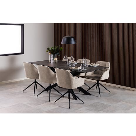 Brooke spisebordsstol - beige
