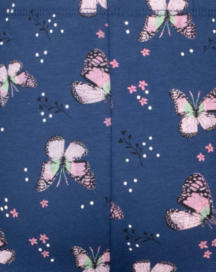 Leggings SCHMETTERLINGE AOP in diva blue