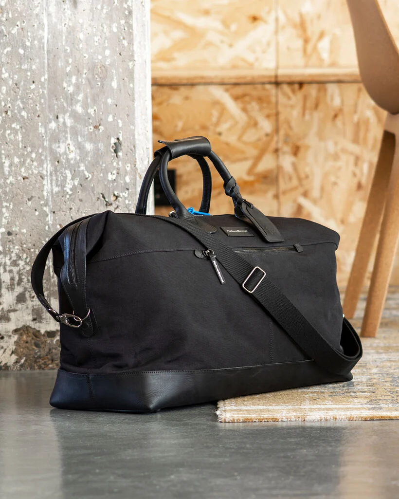 Weekender textiel zwart