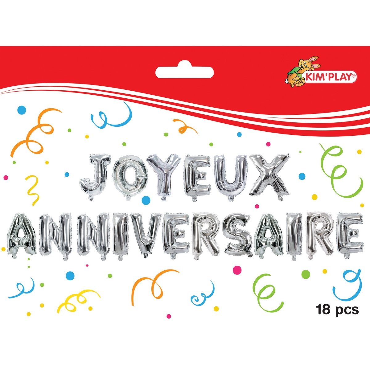 Guirlande ballons Joyeux Anniversaire