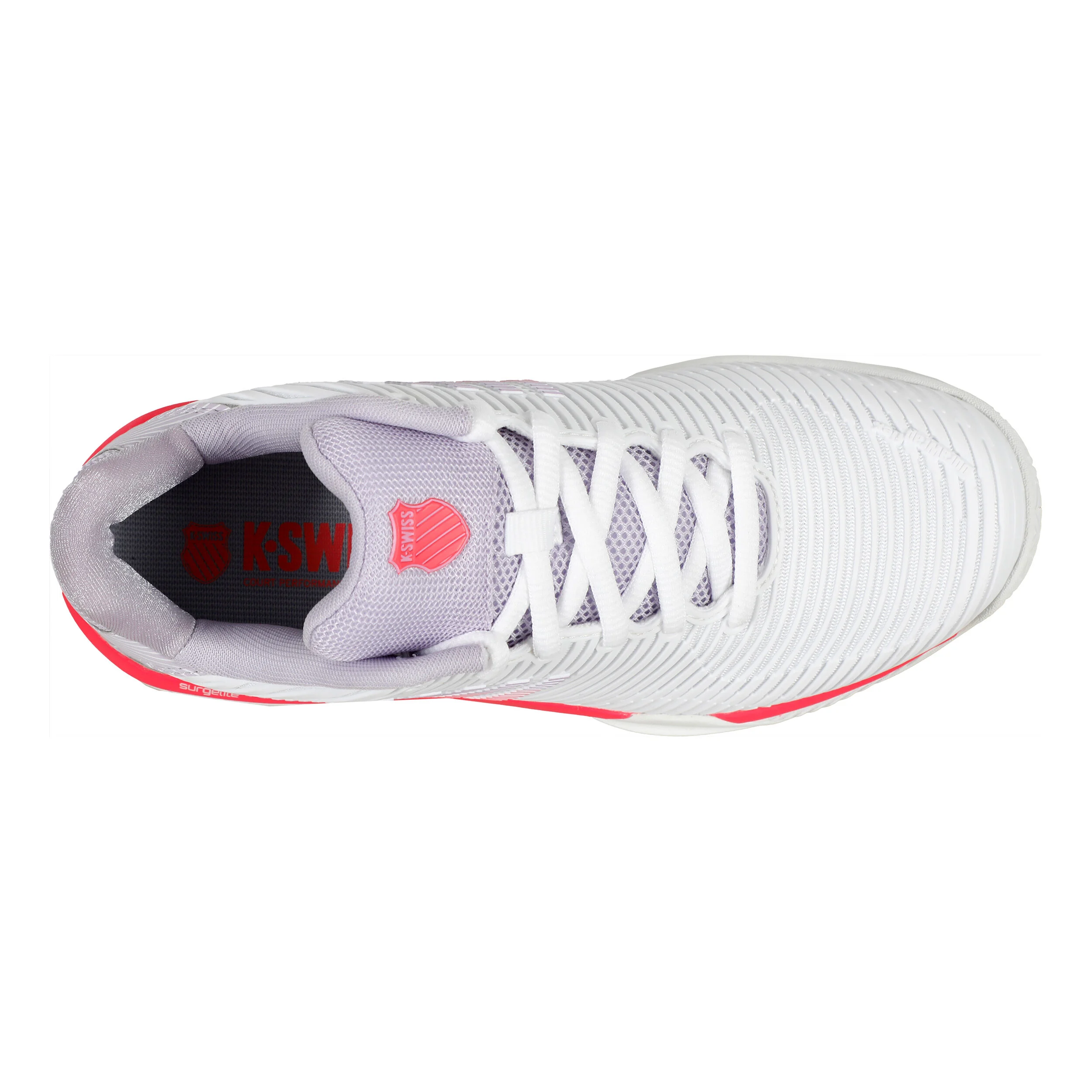 K-Swiss Hypercourt Express 2 Chaussure Terre Battue Femmes - Blanc , Lilas