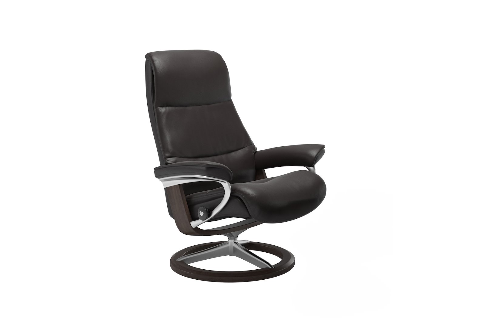 View (M) Lenestol Hud Noblesse Dark Brown -  Signature Chrome  - Wengebeiset