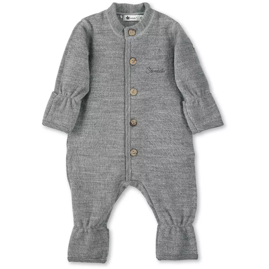 Sterntaler Overall silber melange