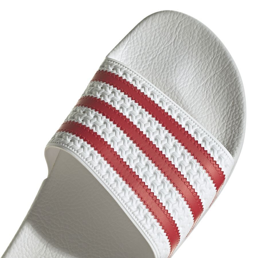 adidas Originals Claquettes adilette - Blanc/Rouge Femme