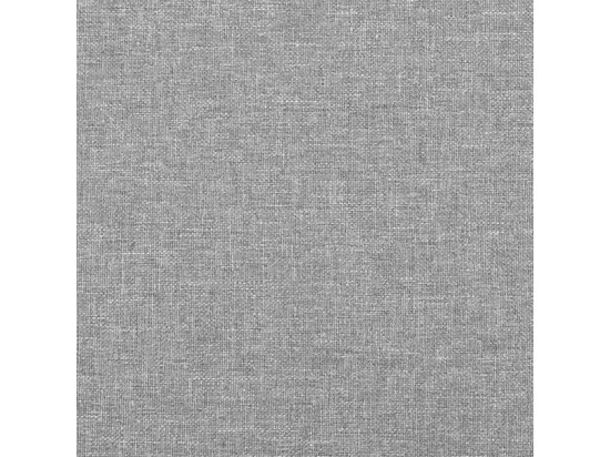 Sommier à lattes de lit Gris clair 180x200 cm Tissu