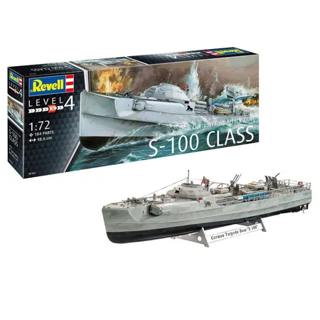 Revell German Fast Attack Craft S-10, Maßstab 1:72
