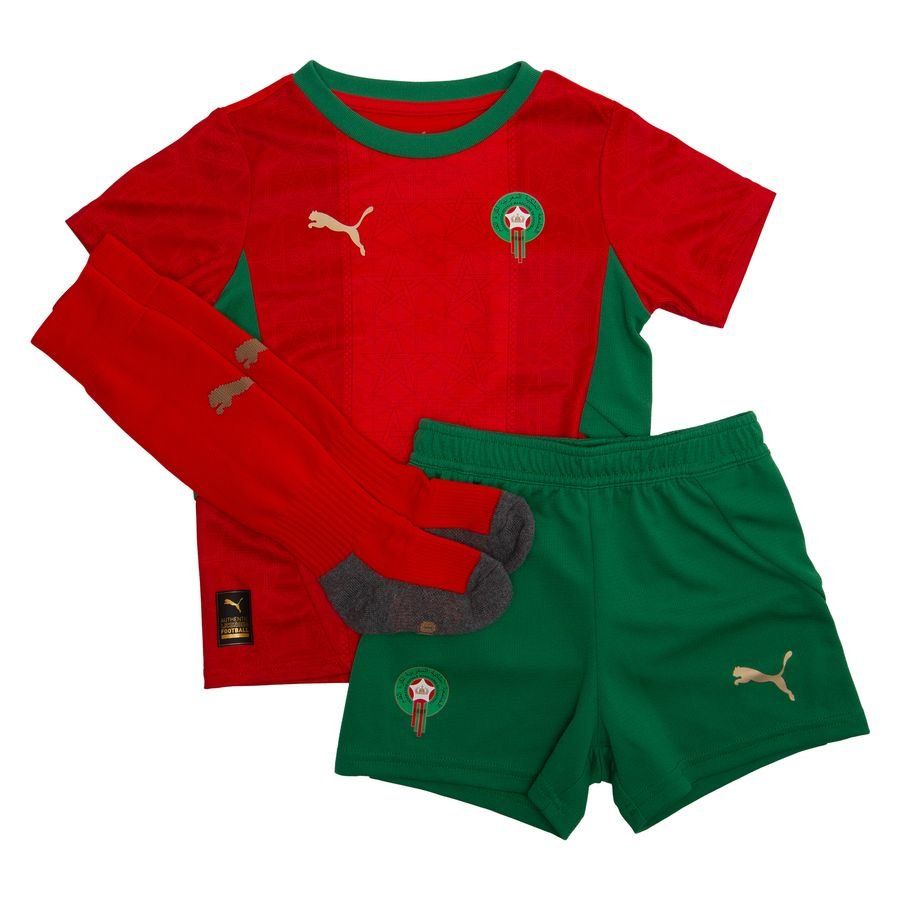 Maroc Maillot Domicile 2024/25 Africa Cup of Nations 2025 Mini-Kit Enfant