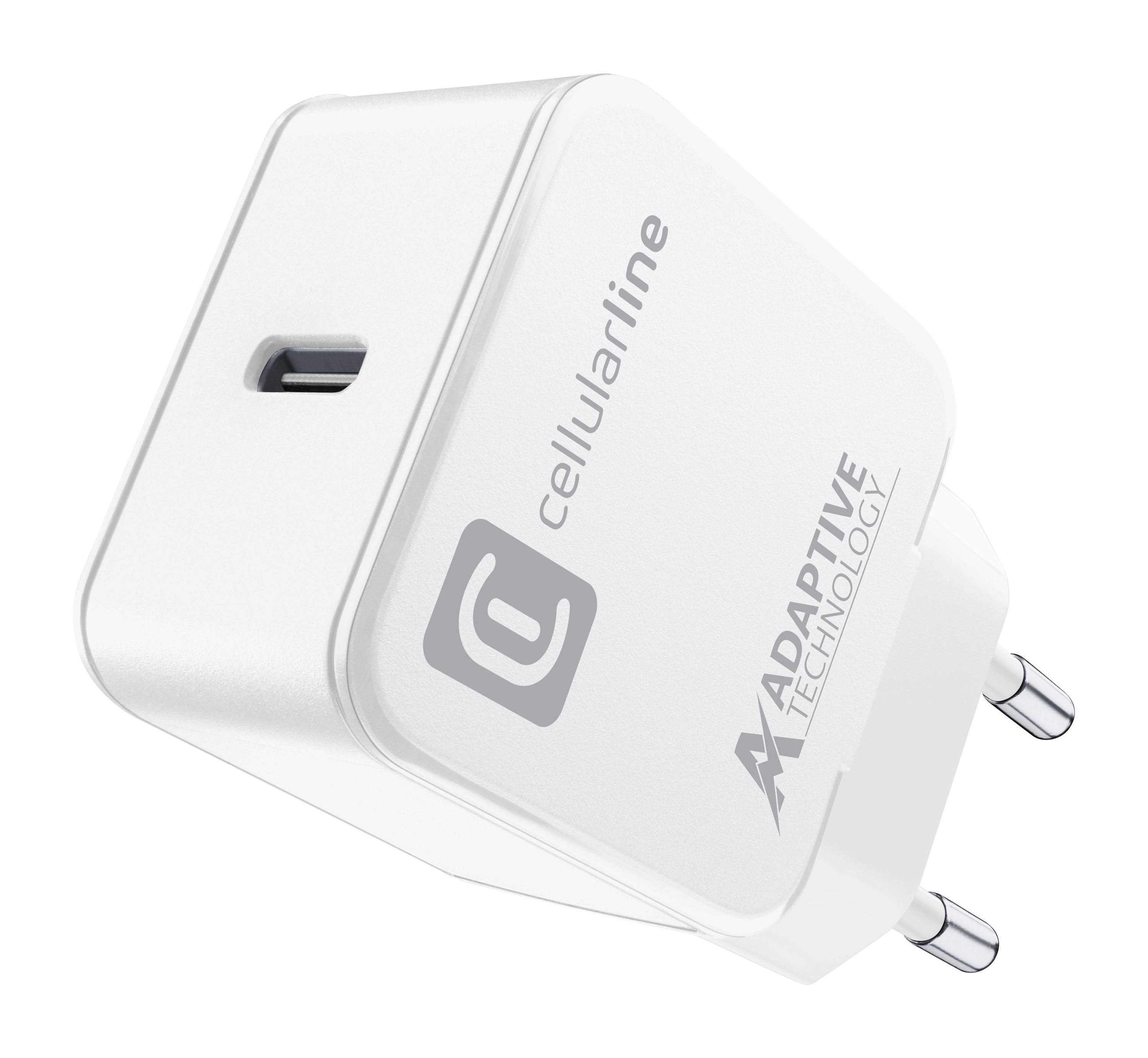 CARREGADOR USB-C CELLULARLINE 15W PARA SAMSUNG BRANCO