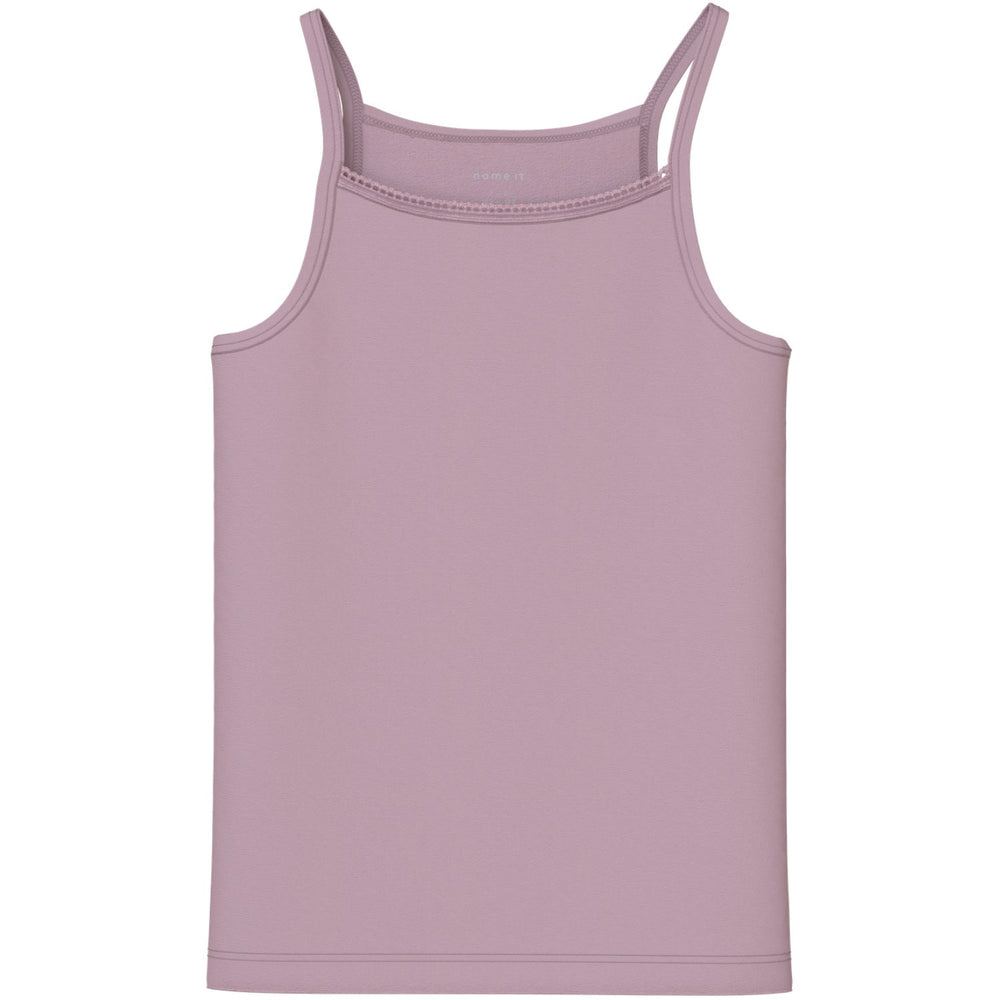 Køb Name It Peyote Melange Nkfstrap Top 2P Peyote Hearts Noos