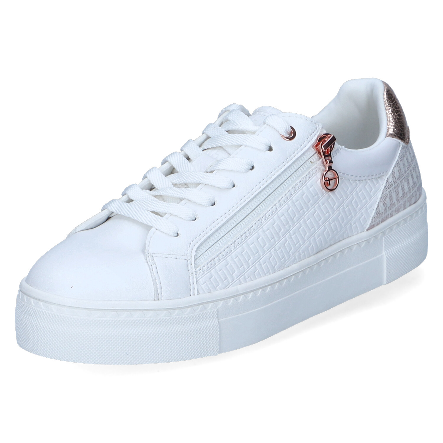 Tamaris Low Sneakerj - wht/rose gold