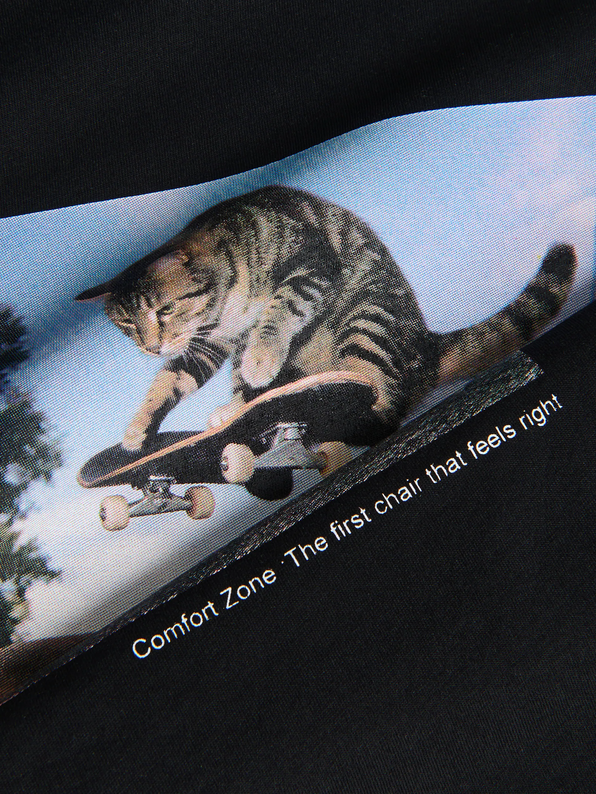 T-Shirt aus Baumwolle mit Aufdruck