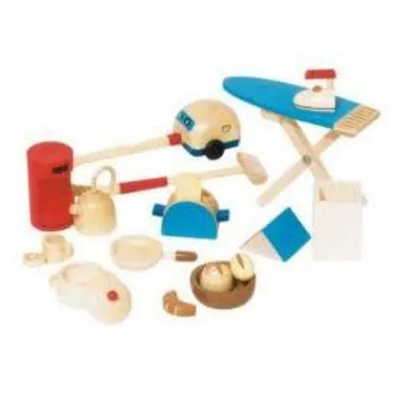 goki Puppenstubenset Accessoires Küche, 19-teilig