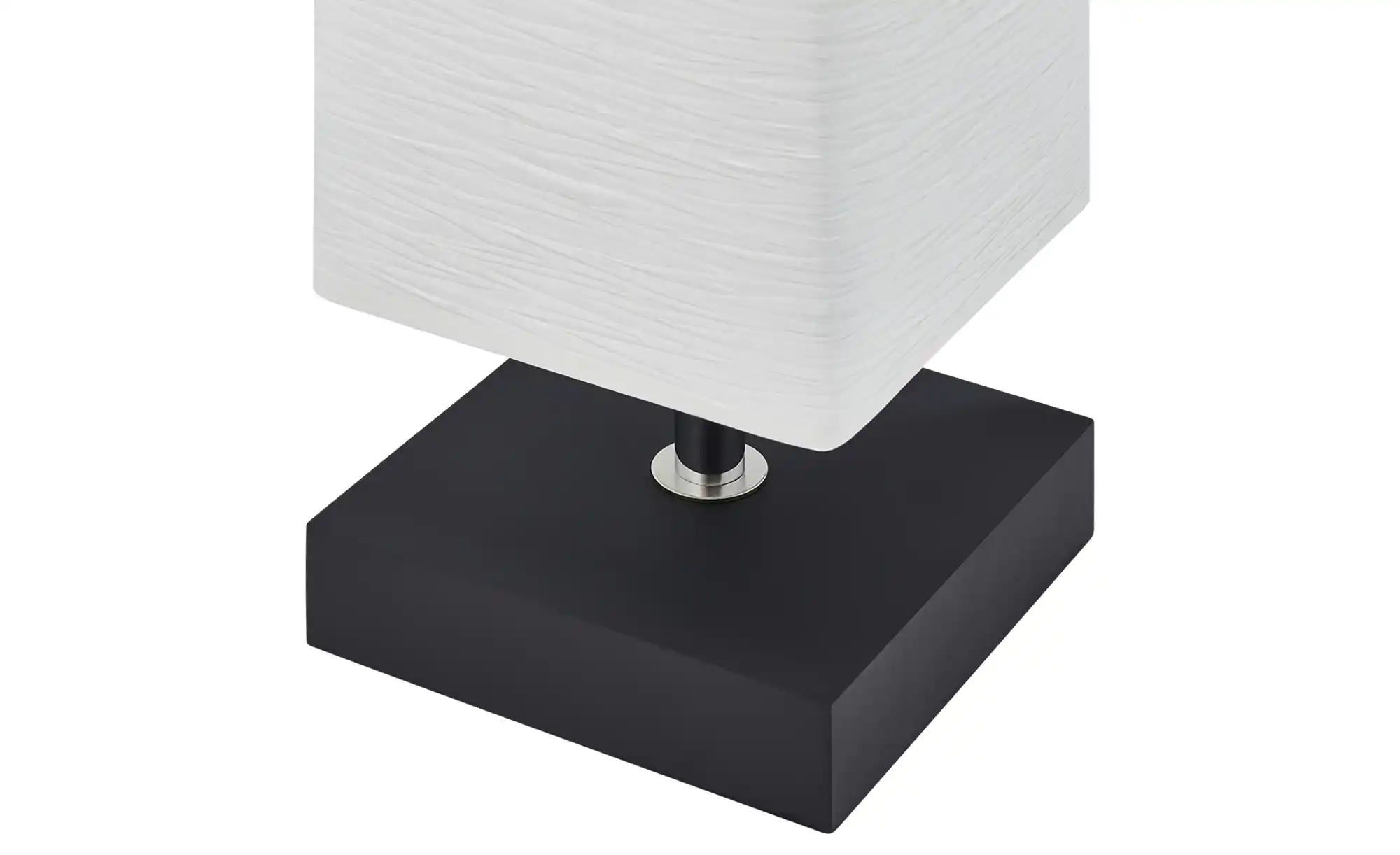 KHG Stehlampe mit weißem Papierschirm, Holzfuß