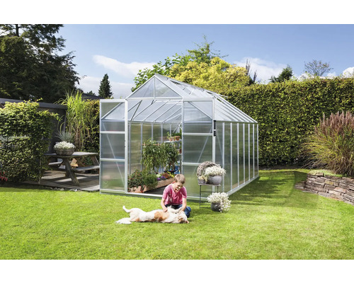 Vitavia Uranus 11500 kas, 6 mm dubbelwandige polycarbonaat panelen, 257x445 cm, aluminium