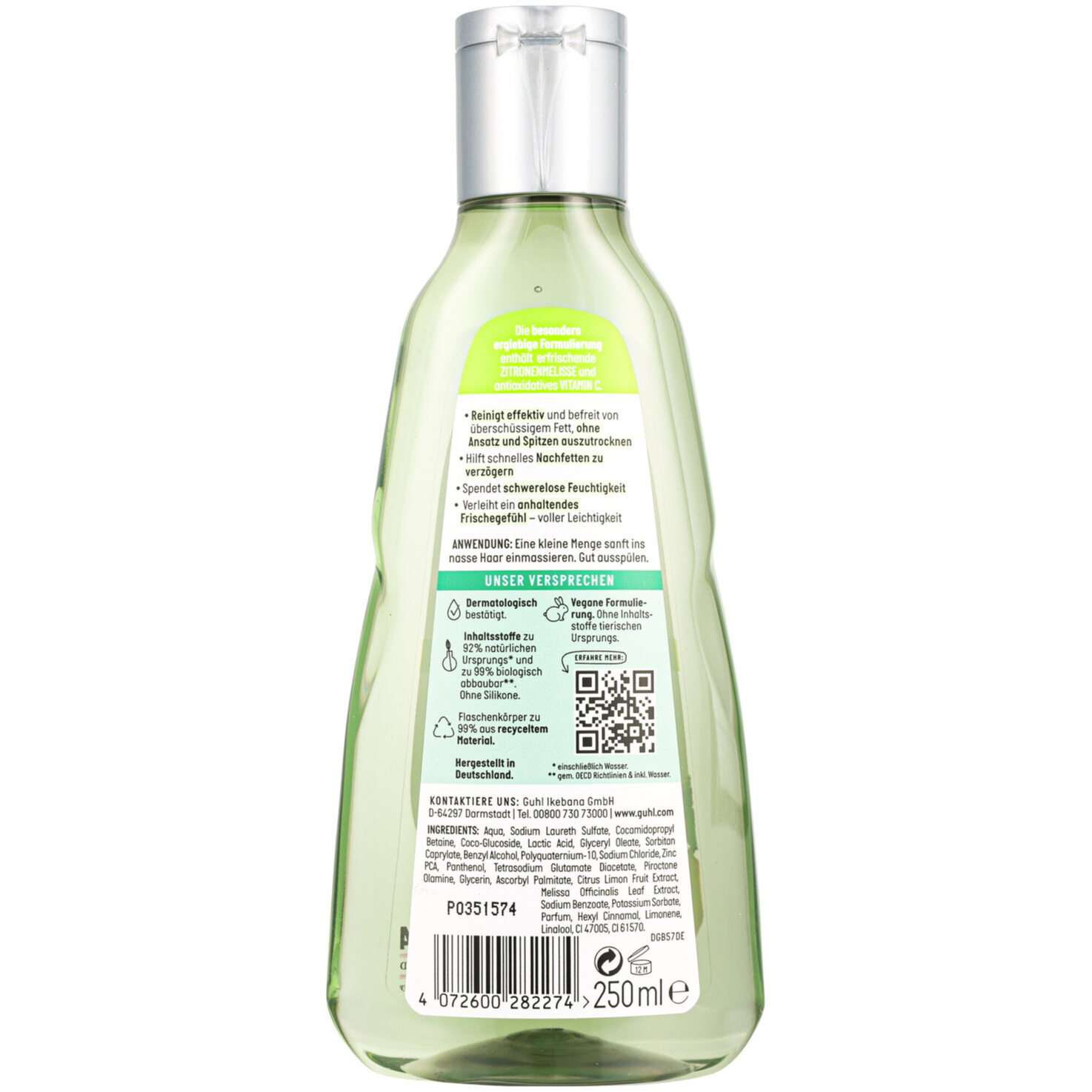 Guhl Frische & Leichtigkeit Anti-Fett Shampoo