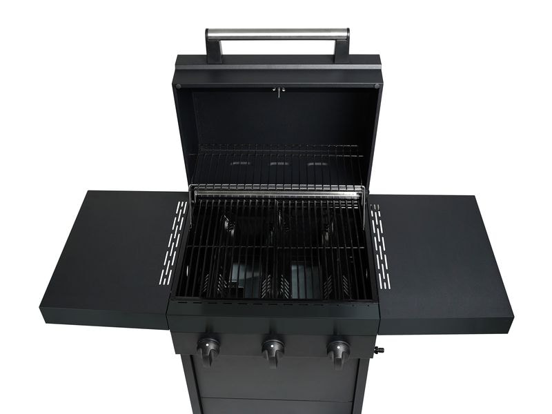 STRUCT Gasgrill Mustang 3B Mobiler Gasgrill mit 3 Brennern für Garten, Terrasse oder Balkon