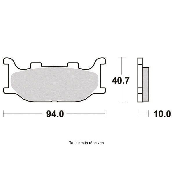Sifam - Plaquettes de frein S1109N