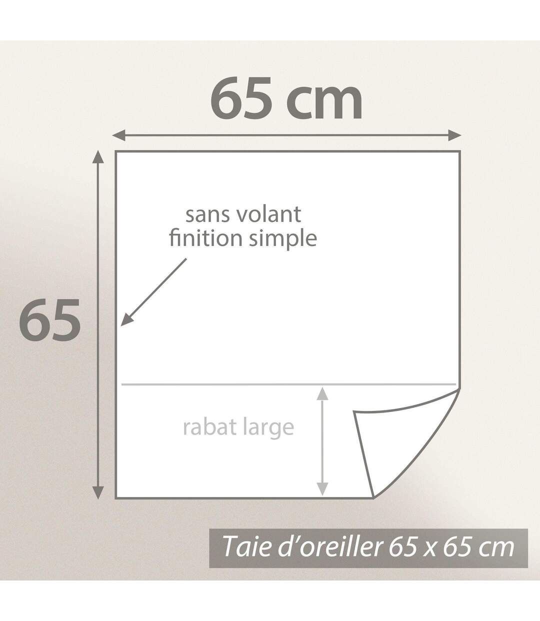 Parure de lit 300x240 cm percale coton NOA vert Kaki 3 pièces