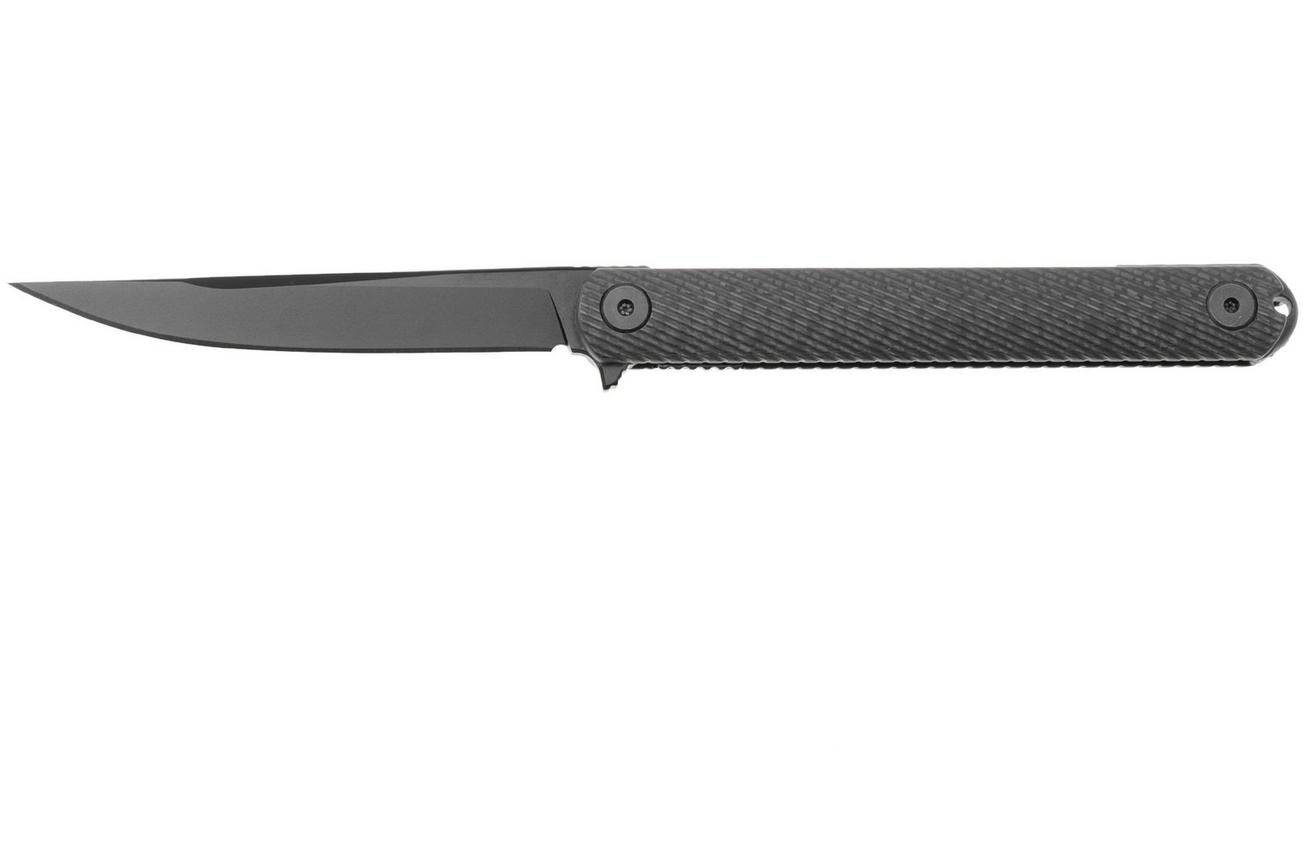 Spartan Blades Nemec Folder SFBL12CF Black PVD CPM S35VN, Carbon Fiber, zakmes, Ondřej Němec design